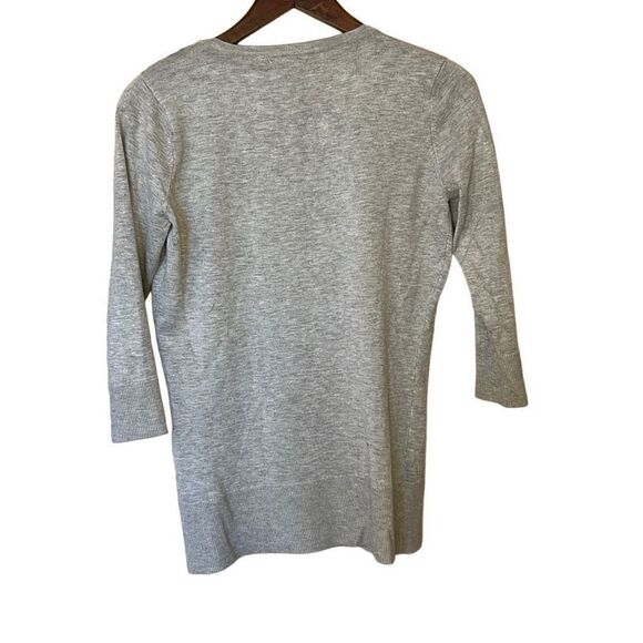 Cyrus V Neck Pearl Ruffle Sweater - Picture 9 of 9